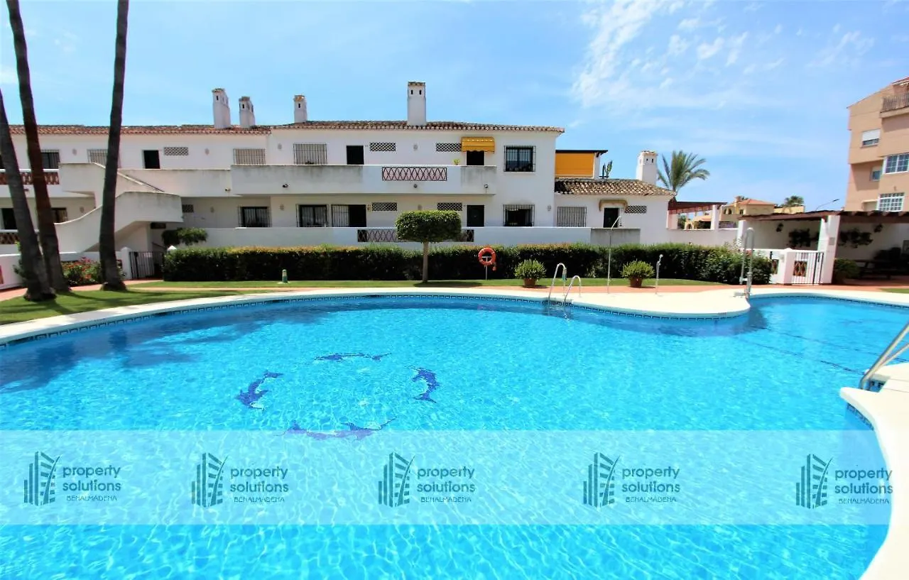 Apartamento PUEBLO DEL PARQUE 3- Terraza, jardín, barbacoa y piscina Benalmádena