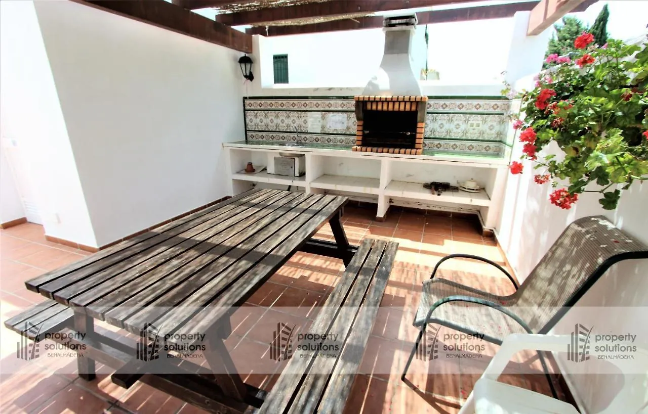 Apartamento PUEBLO DEL PARQUE 3- Terraza, jardín, barbacoa y piscina Benalmádena España
